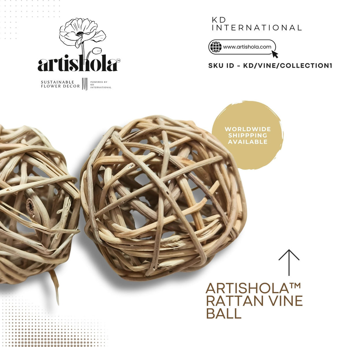 Vine Creations – Bulk & Wholesale Natural Décor - Bulk and Export Collection